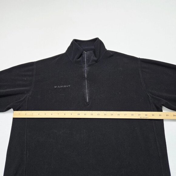 Mammut Tecnopile Sweatshirt Womens Black Fleece Half‎ Zip Streetwear Pullover M - Picture 10 of 13